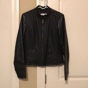 Black Faux Leather Jacket